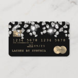 Credit Card Styled Dripping  Diamonds