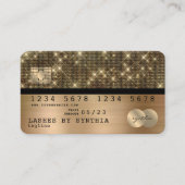 Credit Card Styled Gold and Black (Front)
