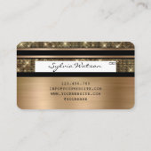Credit Card Styled Gold and Black (Back)