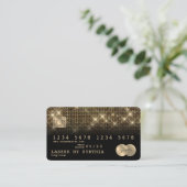 Credit Card Styled Gold and Black (Standing Front)