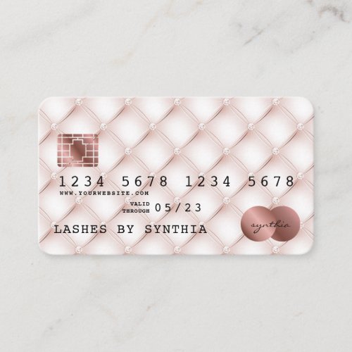 Credit Card Styled Rose Gold