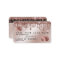 Credit Card Styled Rose Gold Glitter Drips
