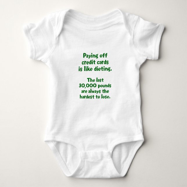 Credit Cards... Baby Bodysuit (Front)