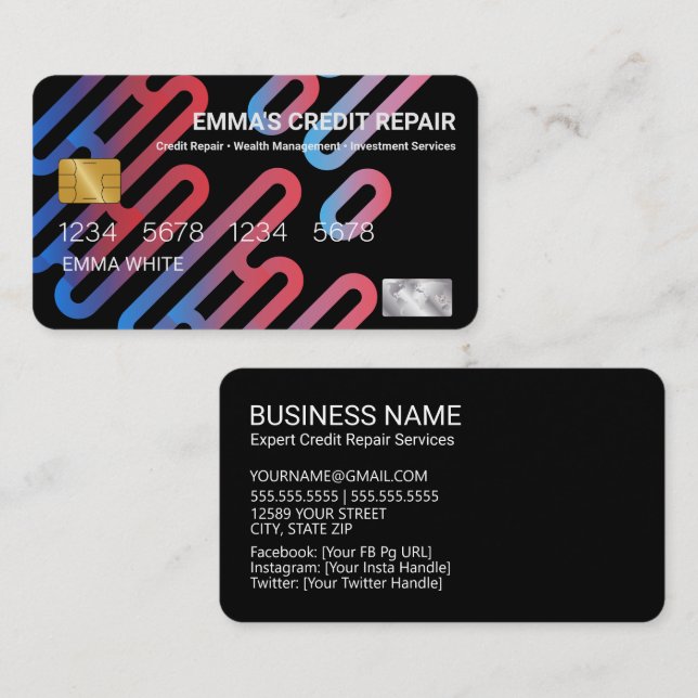 Credit Repair Credit Card (Front/Back)