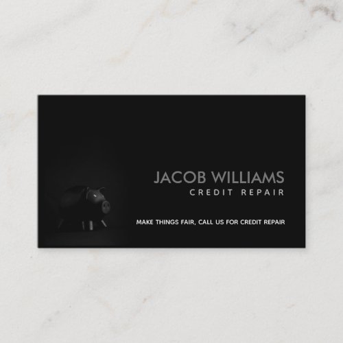 Credit Repair Slogans Business Cards