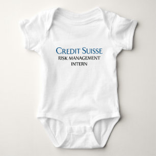 Credit Suisse Risk Management Intern Baby Bodysuit