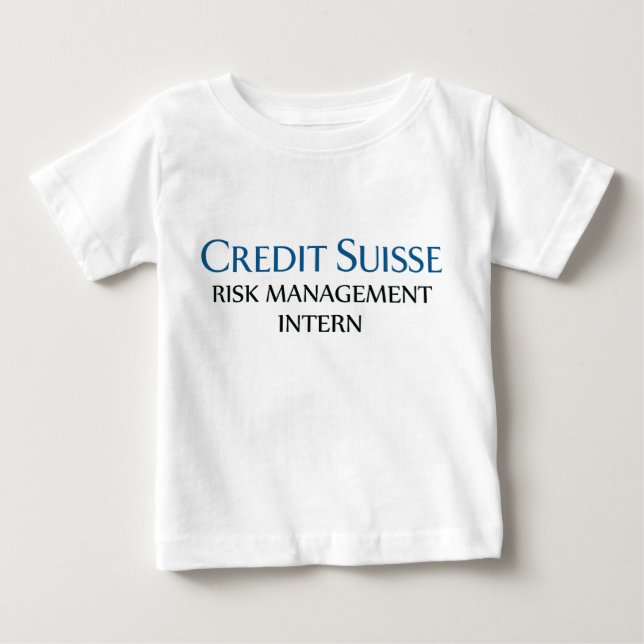 Credit Suisse Risk Management Intern Baby T-Shirt (Front)
