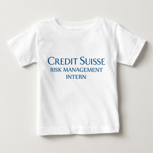 Credit Suisse Risk Management Intern Baby T-Shirt (Front)