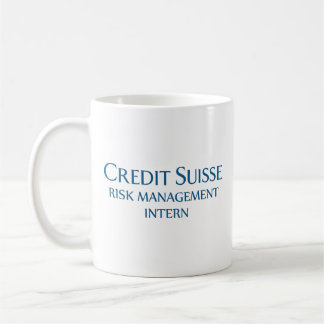 Credit Suisse Risk Management Intern Coffee Mug