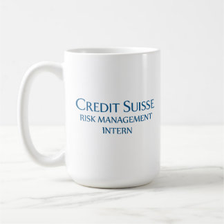 Credit Suisse Risk Management Intern Coffee Mug