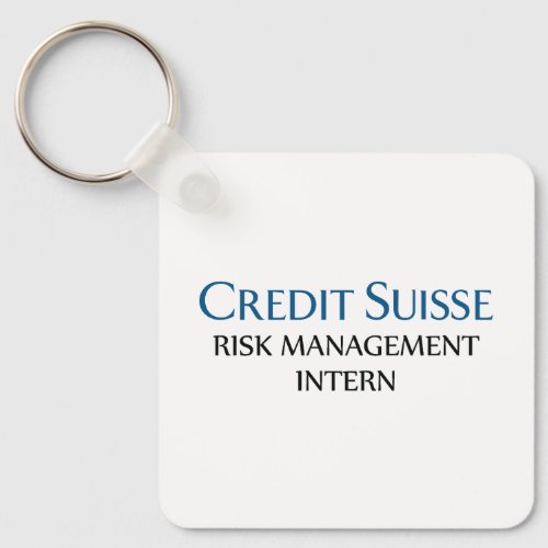 Credit Suisse Risk Management Intern Keychain