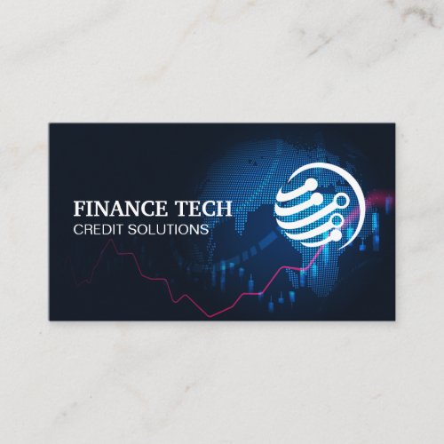 Credit Union  Fin Tech Business Card