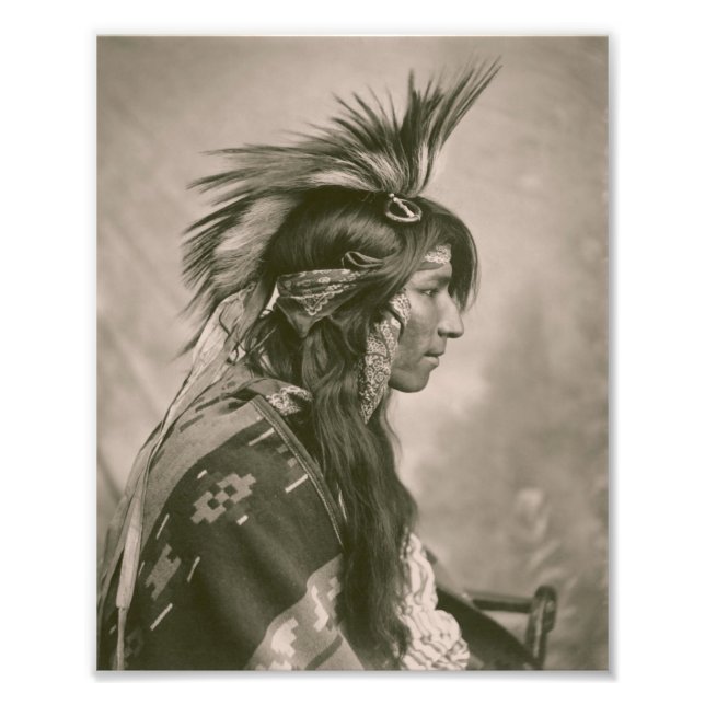 Cree Indian Photo Print (Front)