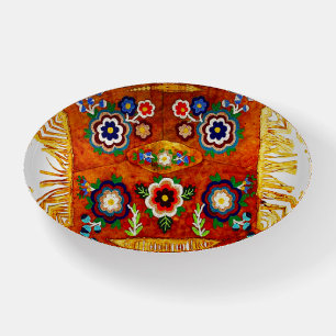 "Cree Métis Design, 1874 Red River" Paperweight