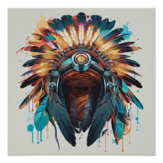 Cree Traditions Reborn in Our Hearts Poster