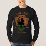 Cree Tribe Native American Indian Vintage Arrow Re T-Shirt