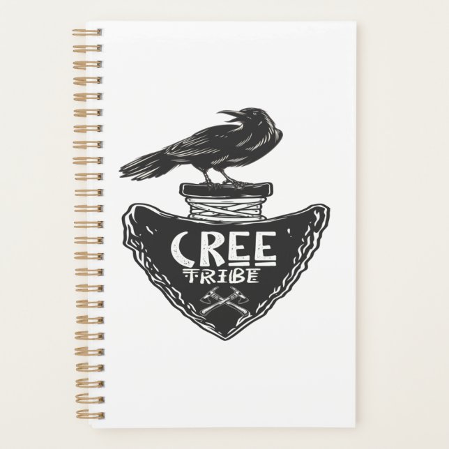 Cree tribe - Native American Raven Spirit Planner (Front)