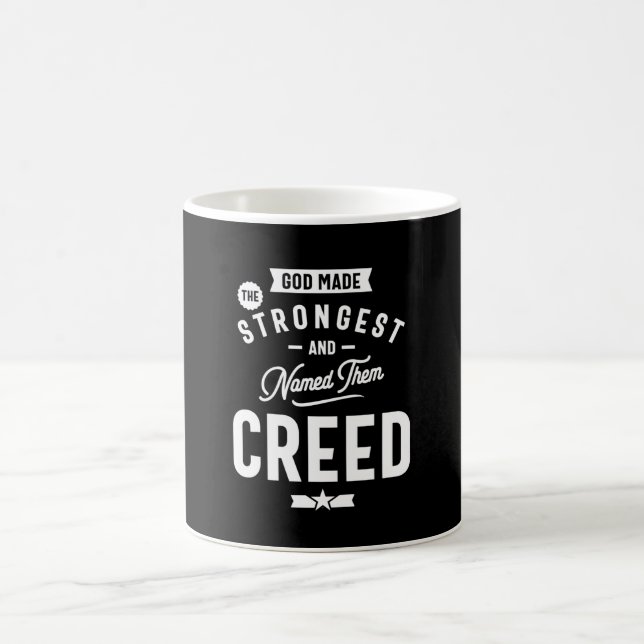 Creed Personalized Name Birthday Gift Coffee Mug (Center)