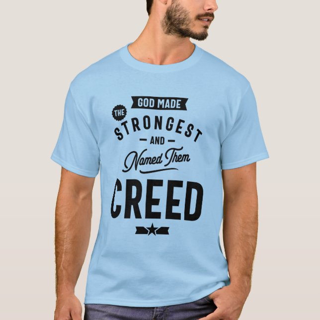 Creed Personalized Name Birthday Gift T-Shirt (Front)