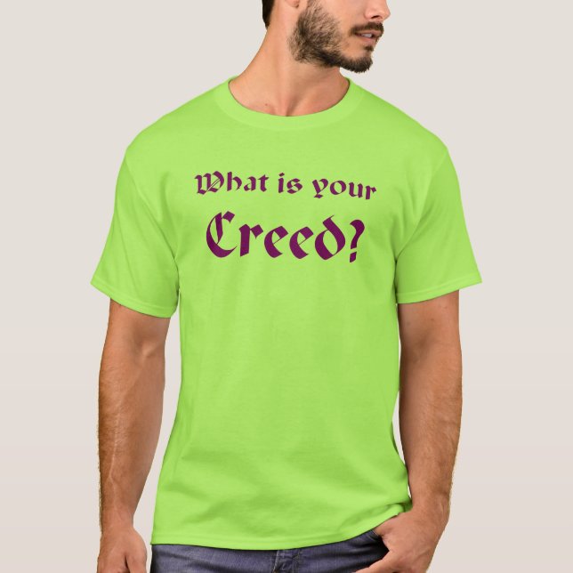 Creed (purple) T-Shirt (Front)