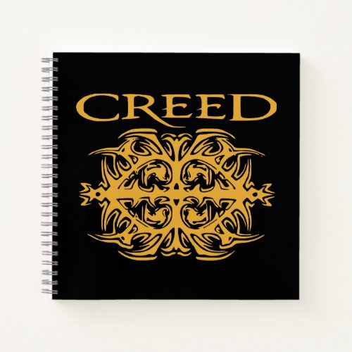 Creed Rock Band Notebook