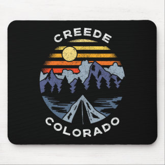 Creede Colorado Mountains Vacation Camping Souveni Mouse Pad