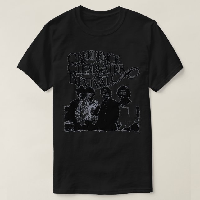 Creedence Clearwater Revival 4 TShirt (Design Front)