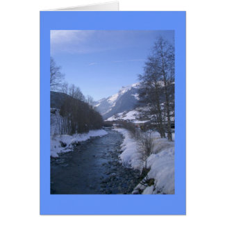 Creek at Grindelwald Switzerland Cards