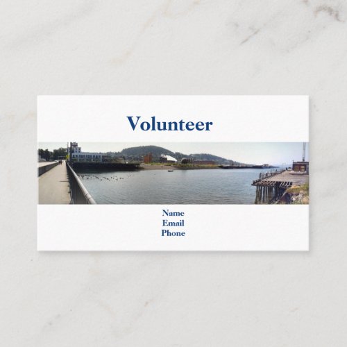 Creek Estuary Bay Volunteer Business Card