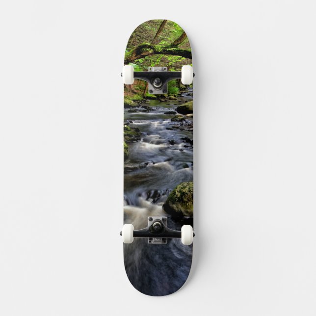 Creek flows through forest skateboard (Front)