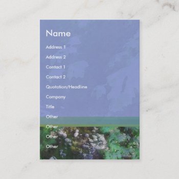 Creek Profile Card by profilesincolor at Zazzle