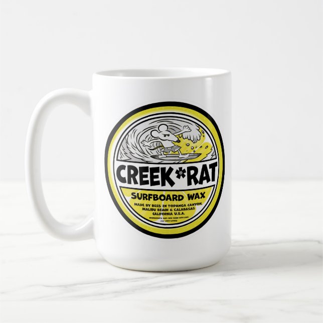 Creek Rat - Creekrat Cartoon Studios Coffee Mug (Left)