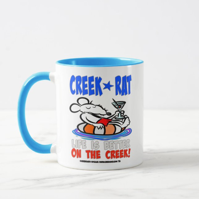 Creekrat Cartoon Studios - Creek Rat Mug (Left)