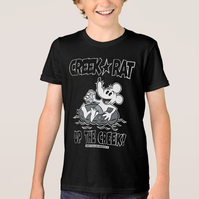 Creekrat Cartoon Studios - Creek Rat Tri-Blend Shirt (Front)