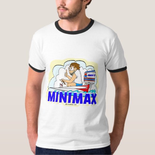 Creekrat CARtoon Studios Minimax Racing Boat Tee