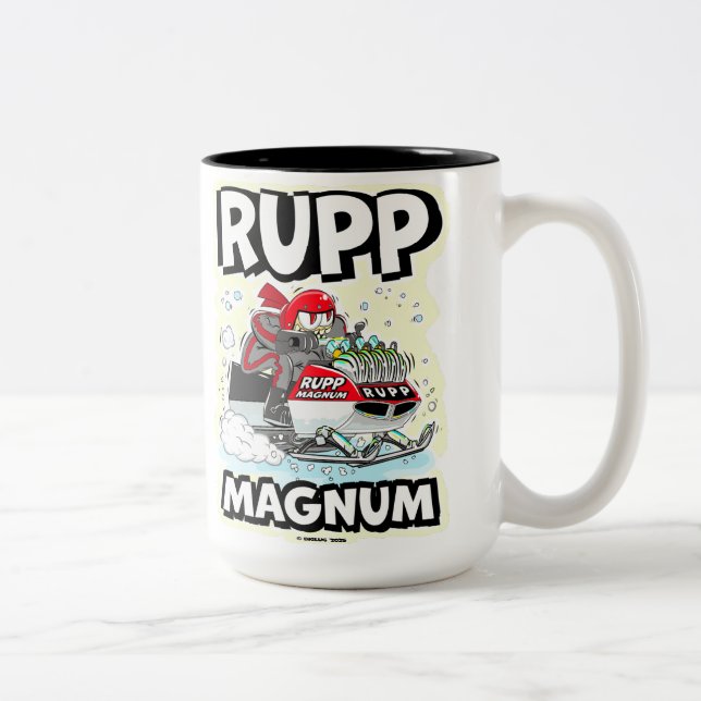 Creekrat Cartoon Studios Rupp Magnum Two-Tone Coffee Mug (Right)
