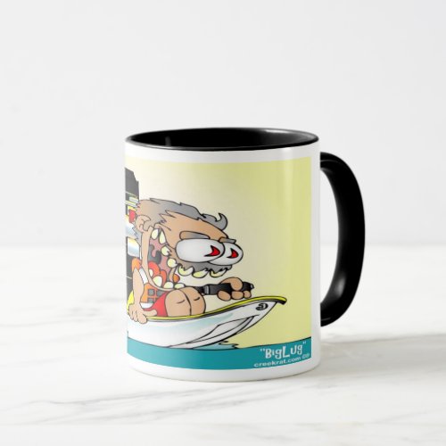 Creekrat Cartoons Fliver Boat Fun Mug