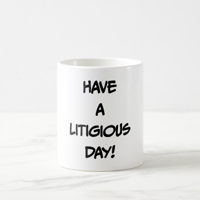 Creekrat Cartoons Fun Attorney Lawyer Mug (Center)