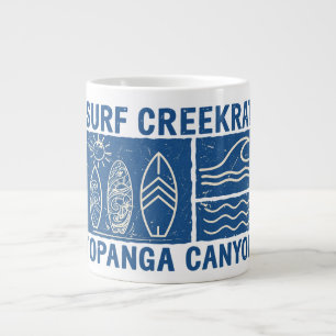 CreekRat® CreekRat Co. Topanga - Malibu - CA Giant Coffee Mug