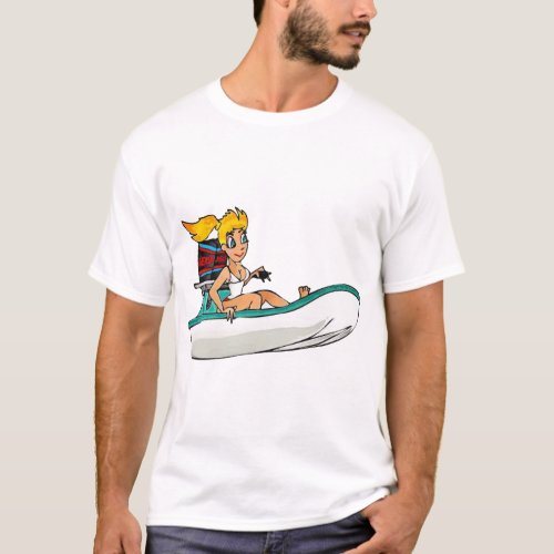 Creekrat Fliver Boat Girl Tee