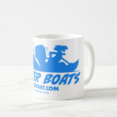 Creekrat Flivver Fliver Boat Logo Art Coffee Mug