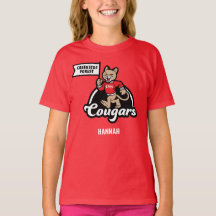 Creekside Forest Elementary Cougar Mascot T-Shirt