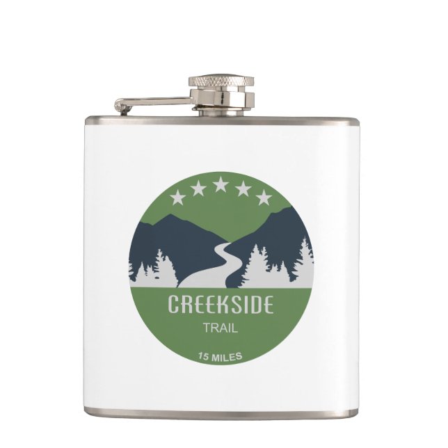 Creekside Trail Flask (Front)