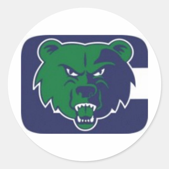 Creekview Grizzlies Youth Football Association Classic Round Sticker (Front)