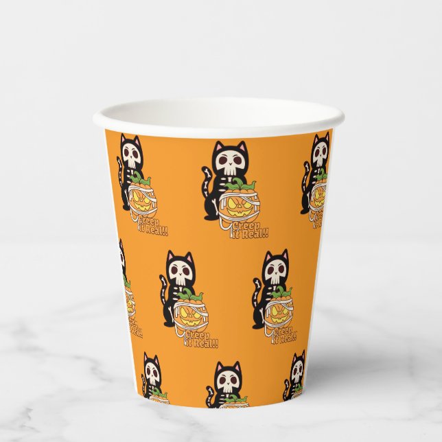 🧡 Creep It Cups! 🎃 Paper Cups (Front)