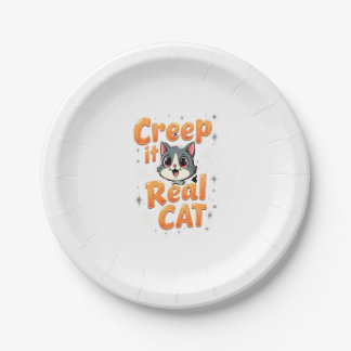 Creep It Real Cat 2 Paper Plates