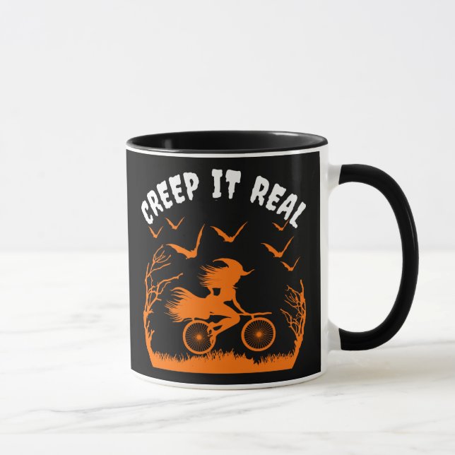 CREEP IT REAL FUNNY SARCASM MUG (Right)