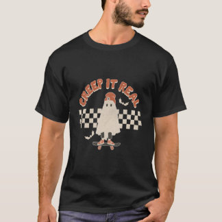 Creep It Real Halloween Ghost For T-Shirt