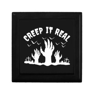 CREEP IT REAL HALLOWEEN GRAVEYARD COSTUME GIFT BOX