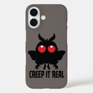 Creep It Real Mysterious Mothman Cryptid iPhone 16 Case